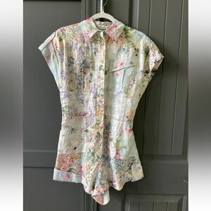 Zimmermann Floral Pastel Jumpsuit. NWT